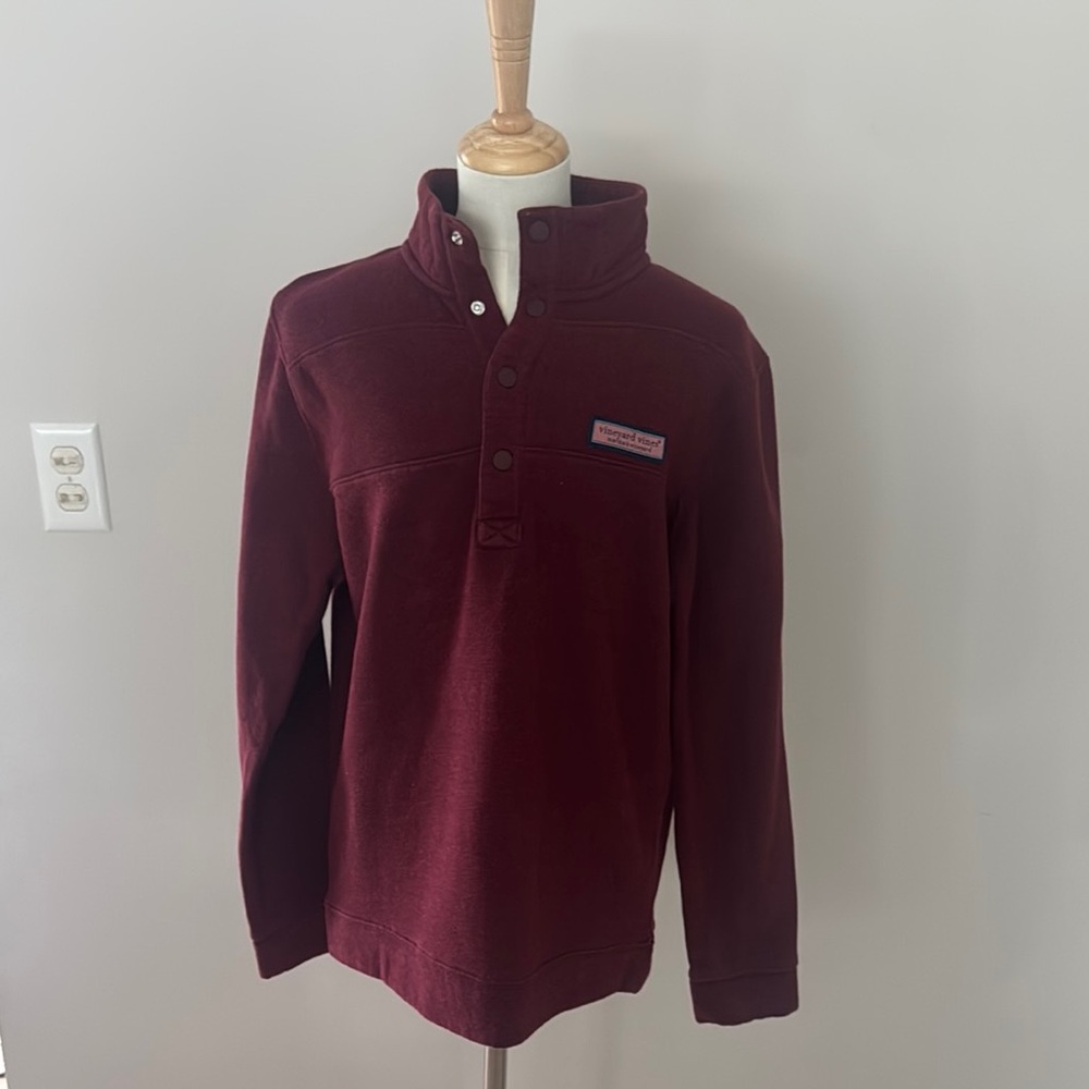 🛑CLEARANCE 🛑 Vineyard Vines Boys Burgundy pullover
